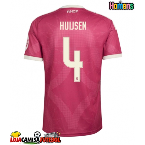 Camisa de Futebol Real Madrid Dean Huijsen #4 Equipamento Alternativo 2026-27 Manga Curta